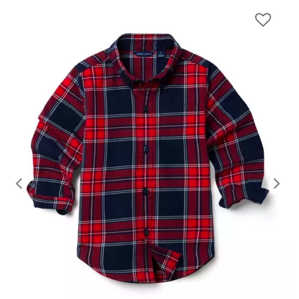 Janie and Jack Holiday Shirt Boys